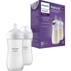 AVENT BIBERON Natural Response 330ml 3 Mois et + - Lot de 2