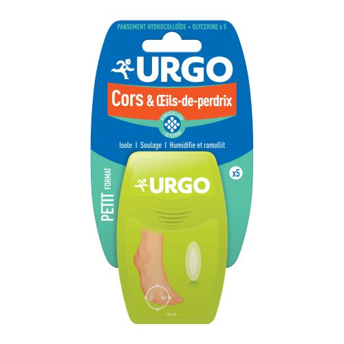 URGO HYDROCOLLOIDE Cors et Oeils de perdrix - 5 Pansements