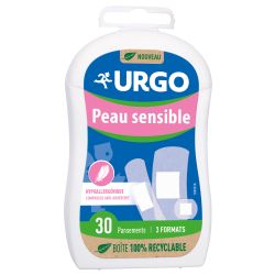 URGO Peau Sensible 3 Formats - 30 Pansements