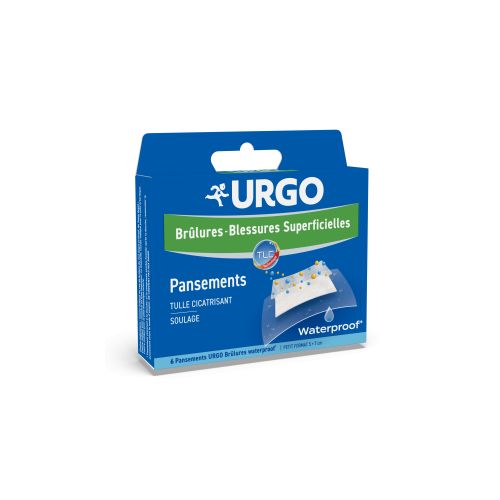 URGO BRÛLURES WATERPROOF - x6