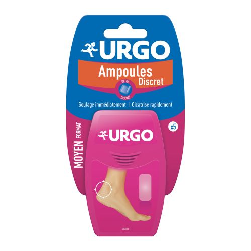 URGO Ampoules Traitement Talon - 5 Pansements