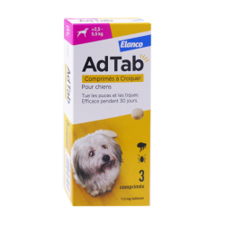 ELANCO ADTAB Comprimés A Croquer Chiens (2.5-5.5kg) - 3