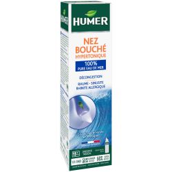 HUMER ADULTE NEZ BOUCHÉ HYPERTONIQUE Eau de Mer 50ml