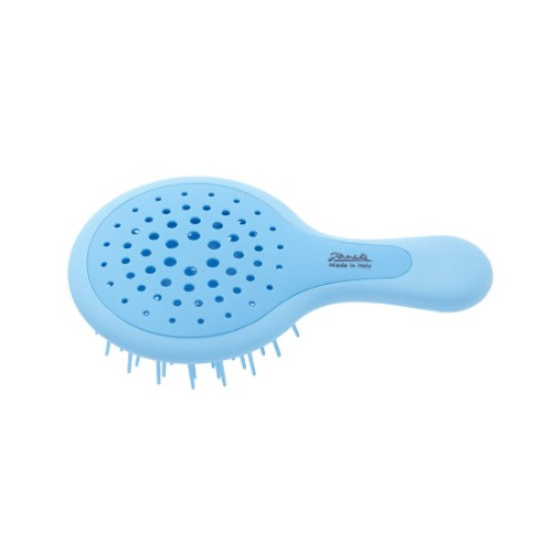 JANEKE Superbrush Mini The Original Compact en Silicone - Bleu