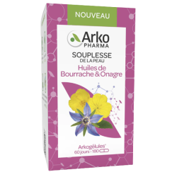 ARKOGÉLULES Souplesse de la Peau Huile de Bourrache et Onagre -