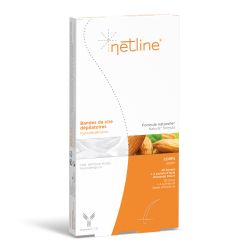 NETLINE BANDES CIRE DÉPILATOIRE Hypoallergéniques Corps - 20 Bandes