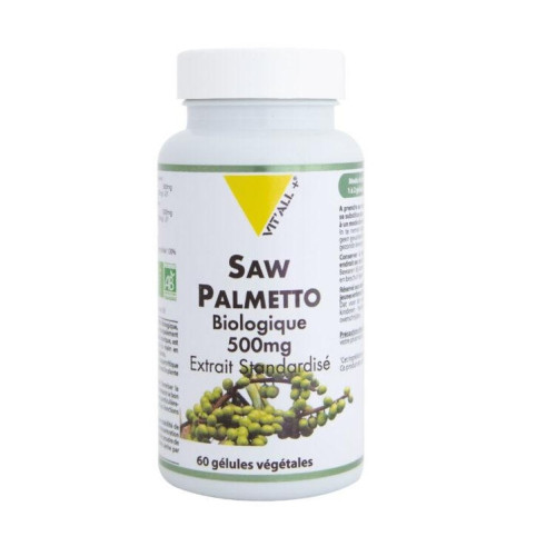 VITALL+ SAW PALMETTO Biologique 500mg - 60 Gélules