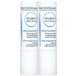 BIODERMA ATODERM Stick à Lèvres Ultra-Hydratant - 2 Sticks