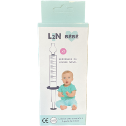 L2N TRADING Seringues de Lavage Nasal - 2 Seringues