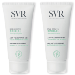 SVR SPIRIAL Déodorant Anti-Transpirant Crème - Lot de 2x50ml