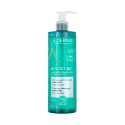 A-DERMA BIOLOGY AC Gel Moussant Nettoyant Purifiant - 400ml