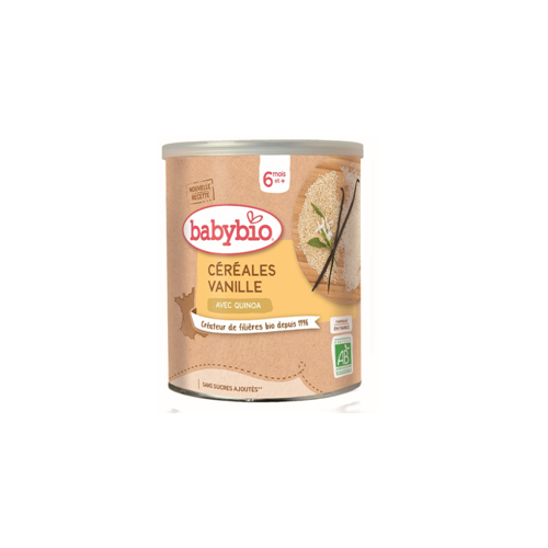 BABYBIO CÉRÉALES VANILLE AVEC QUINOA DÈS 6 MOIS - 220 g