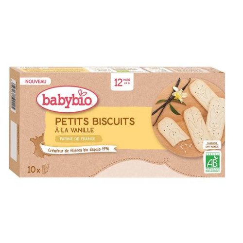 BABYBIO PETITS BISCUITS A LA VANILLE - 160g