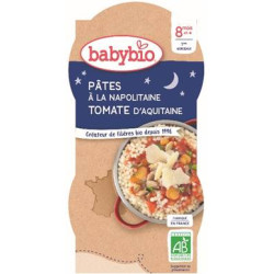 BABYBIO PÂTES À LA NAPOLITAINE TOMATE D'AQUITAINE DÈS 8 MOIS x