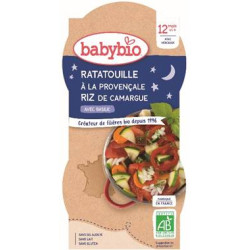 BABYBIO RATATOUILLE À LA PROVENÇALE RIZ DE CAMARGUE BASILIC DÈS