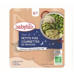 BABYBIO Soupe de Petits Pois & Courgettes de nos Régions + 6