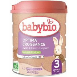 BABYBIO OPTIMA 3 Lait en Poudre de Croissance BIO - 800g