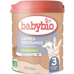 BABYBIO CAPREA 3 Lait en Poudre de Croissance De 10 mois à 3