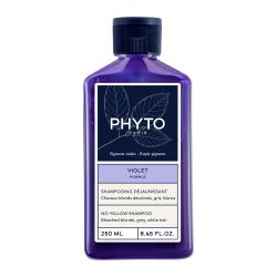 PHYTO VIOLET Shampooing Déjaunissant Cheveux Blonds Gris - 250ml