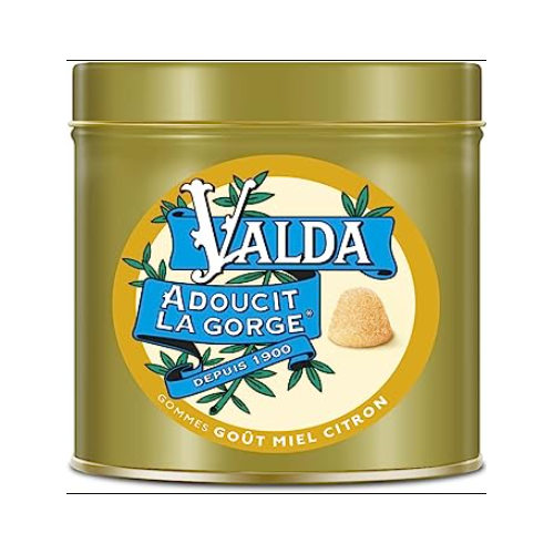 copy of VALDA Gomme Miel Citron Sans Sucre 160G