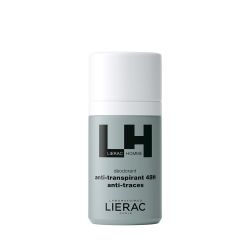 LIERAC HOMME Déodorant Anti-Transpirant 48h Anti-Traces - 50ml