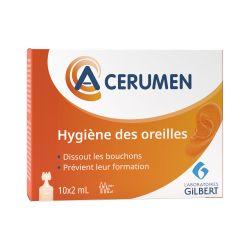 GILBERT A-Cerumen Hygiène Auriculaire - 10 Unidoses