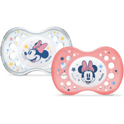 DODIE SUCETTE ANATOMIQUE NUIT A74 +18 Mois Silicone Minnie - 2