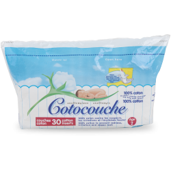 COTOCOUCHE 100 % coton 2ème âge - 30 Couches