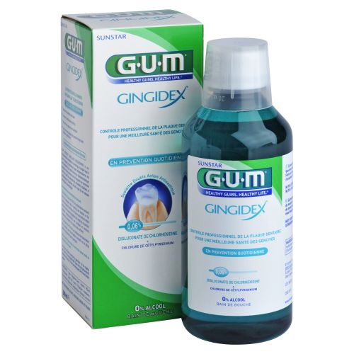 GUM BAIN DE BOUCHE GINGIDEX Chlorhexidine 0,06 % - 300ml