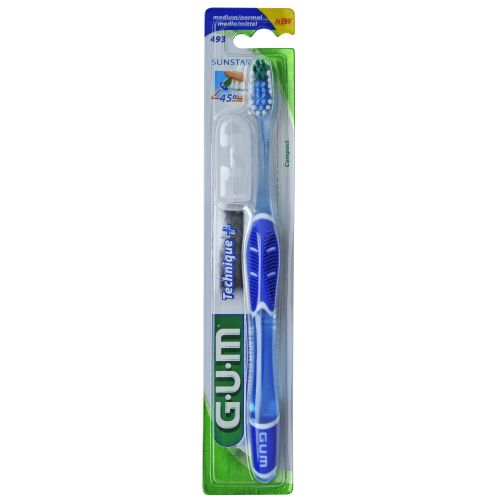 GUM BROSSE A DENTS 493 TECHNIQUE + Compact Medium