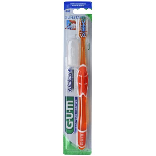 GUM BROSSE A DENTS 492 TECHNIQUE + Regular Medium