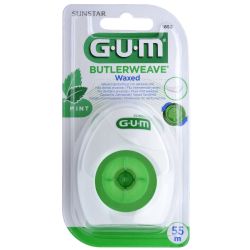 GUM FIL DENTAIRE 1855 BUTLERWEAVE CIRE MENTHE 55m