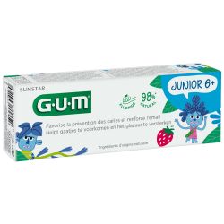 GUM DENTIFRICE JUNIOR Enfant +6 Ans Fraise - 50ml