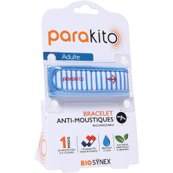 PARA KITO Bracelet Anti-Moustiques Rechargeable - Modèle