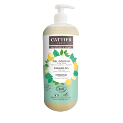 CATTIER GEL DOUCHE Parfum Citron Menthe - 1L