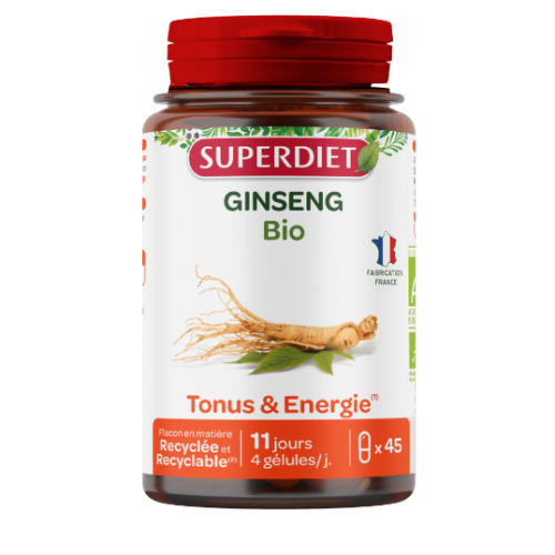 SUPERDIET Ginseng BIO - 45 Gélules