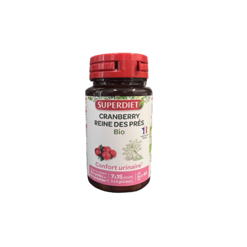 copy of SUPERDIET Cranberry et Reine des Prés BIO - 90 Gélules