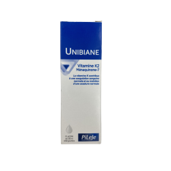 PILEJE UNIBIANE Vitamine K2 Ménaquinone-7 - Flacon 20ml