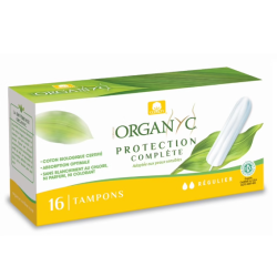 ORGANYC BIO TAMPONS APPLICATEURS REGULAR - 16 tampons