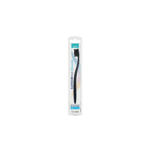 ELGYDIUM STYLE Brosse à Dents Plastique Recyclé Souple