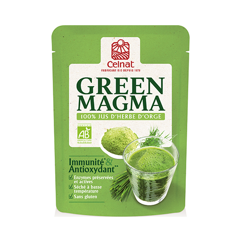 CELNAT Green Magma100% Jus d’herbe d’orge -150g