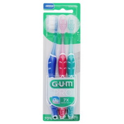 GUM BROSSE A DENTS 528 TRIO TECHNIQUE PRO Compact Medium