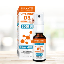 D PLANTES VITAMINE D3 2000 UI Originale Spray - 20ml