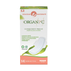 ORGANYC BIO SERVIETTE Douceur Maternité Extra - 14 Serviettes