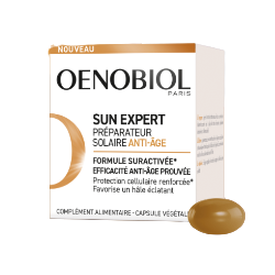 OENOBIOL SUN EXPERT Préparateur Solaire Anti-âge - 30 Capsules