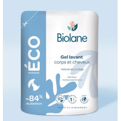 BIOLANE ECO-RECHARGE GEL LAVANT CORPS ET CHEVEUX - 500ml