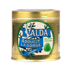 VALDA Gomme Menthe Eucalyptus Sucre 160G