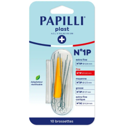 PAPILLI BROSSETTE INTERDENTAIRE N°1P - 10 Brossettes