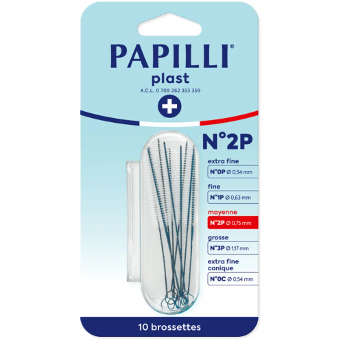 copy of PAPILLI BROSSETTE INTERDENTAIRE N°3P - 10 Brossettes