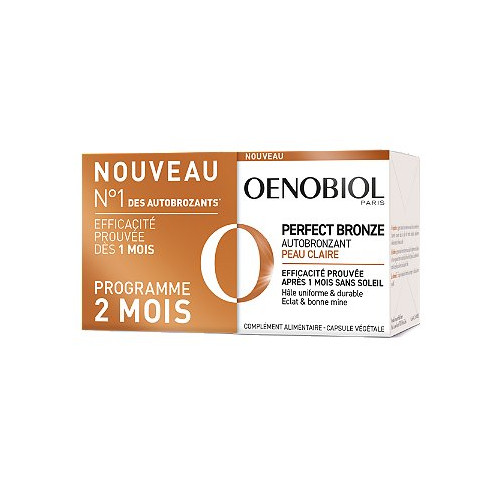 OENOBIOL PERFECT BRONZE AUTOBRONZANT Solaire Peau Claire - 30